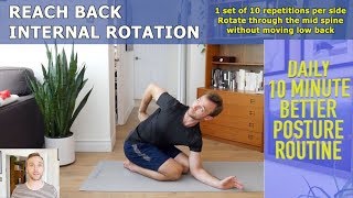 Daily Better Posture Exercise Routine