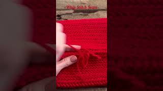 Whip Stitch Seam 🧶 Crochet, Garden, Repeat