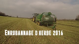 [Gopro] Enrubannage d'herbe 2016 l ETA Le Caap l John Deere 6150R & John Deere