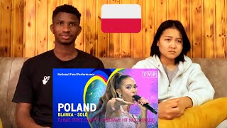 [EUROVISION 2023] HER FIRST| REACTION TO POLAND'S SONG | "Blanka - Solo" | SHE COUDLN'T BELIEVE IT!