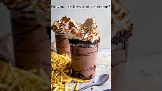 do you like ice cream and fries#viral#trending#icecream#fries