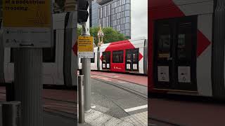 L4 Parramatta Light Rail seen in Parramatta CBD #sydneylightrail