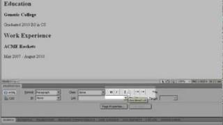 Creating Basic HTML Page Hierarchy with Dreamweaver