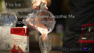 Monin Strawberry Smoothie Mix