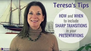 How And When To Include Sharp Transitions In Your Presentations