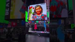 Ishanvi’s birthday celebration @time square  #newyork #timesquare