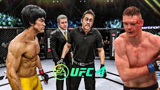 Bruce Lee vs Joe Duffy   EA Sports UFC 4   Bruce Lee Fight Club 🔥🐲