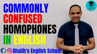 Commonly Confused 🧐🤨🤔Homophones in English #learnenglish #ghalibsenglishschool