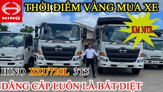 HINO XZU720L 3,5T Có Sẵn Đóng Mọi Loại Thùng | Giá Xe Hino XZU720 Thùng 5m2 Sắt Xi Rẻ Nhất Tháng 8 !