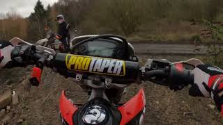 Tong Enduro on the crf250l