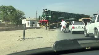 Pakistan Railways: Freight Train Crossing Lodhran Junction