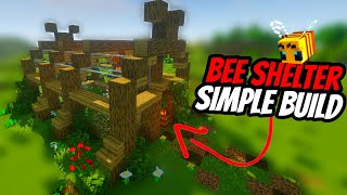 Minecraft VIKING BEE SANCTUARY Easy Build Tutorial!