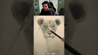 HOW TO DRAW A LION #shorts