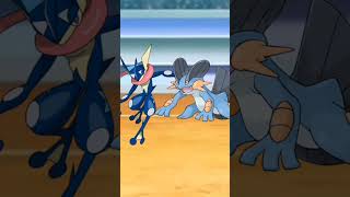 Greninja Vs All Starters || Greninja Battle #pokemon #pokemonbattle