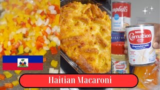 Making Haitian Macaroni