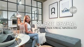 Condo Tour | 1 Bedroom Unit Makeover | Scandi-Industrial-Minimalist | Client Reveal | Studio Ploy