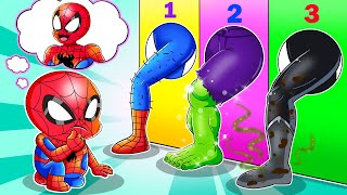 Where is Spider Man? Can Spiders Find Him? LOVE STORY - Marvel's Spidey and his Amazing Friends