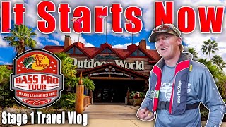 The 2023 Bass Pro Tour Season Starts NOW! (Stage 1 Travel Vlog)