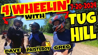 4 Wheeling @ Tug Hill w/ Paisteboy, Greg & Dave 7-20-2024