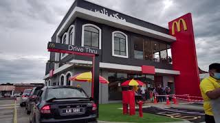 McDonalds Kuala Kangsar Drive thru 26th September 2020  Mcd Mekdi baru Kuala Kangsar Malaysia