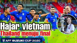 🔴HASIL PIALA AFF !! THAILAND SATU LANGKAH MENUJU FINAL !! usai hajar vietnam di semifinal leg 1