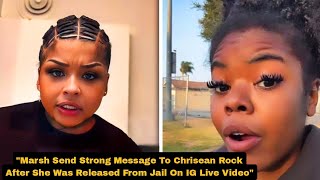 Marsh Send Strong Message To Chrisean Rock After She Was Released From Jail On IG Live Video