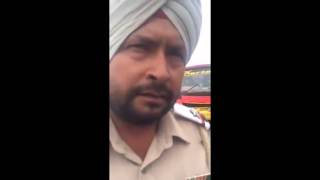 Punjab Police Doing Corruption- Not Doing Challan Of Police! Punjab Police Gundagardi