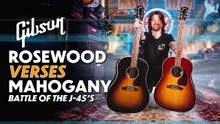 Gibson J45 Acoustic | Mahogany or Rosewood?