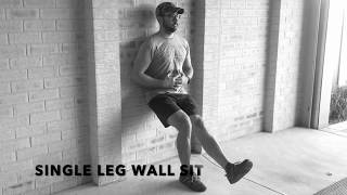 Single Leg Wall Sit