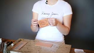 Kasey Jean Leather Designs - Leather Tooling Video Course - Teaser Video