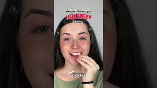 VAMPIRE HALLOWEEN MAKEUP?! 😱🧛‍♀️ #shorts