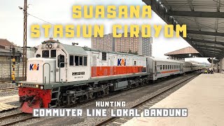 Stasiun Ciroyom Kota Bandung Banyak Diminati Penumpang Menuju Cicalengka