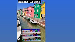 Burano Island in Italy