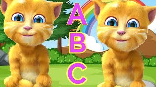 talking ginger funny videos #kitten #cat  #babycatb | alphabetabc a to z, abc Nursery, LKG, UKG,