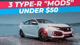 3 TYPE-R MODS UNDER $50 | TYPE-R TUESDAY | FK8 CIVIC TYPE-R