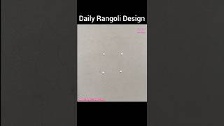 Beautiful Freehand Dots Rangoli #rangoli #kolam #muggulu #Shorts