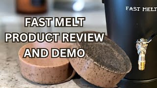 MP FAST MELT PRODUCT REVIEW AND DEMO ~  Coffee Soap #mpsoap #soapmaking #meltandpour