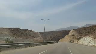 Driving in Oman - Wadi Aday to Fins Village via Route 17. September 2021