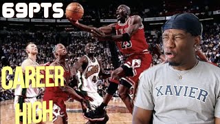 Michael Jordan Career High Highlights- 69pts! REACTION🤯 vs Cavaliers