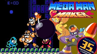 Mega Man Maker  1.8.2 - Boss rush(Mega Man's 35th Anniversary)