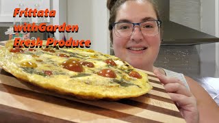 Frittata and a Little Visit to the Garden