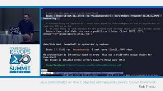 Linux Shell Debates or: How I Stopped Worrying and Learned to Love PowerShell by Rob Pleau