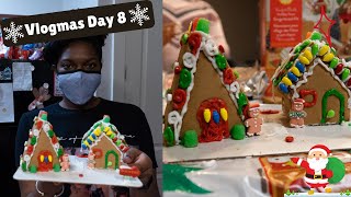 BUILDING GINGERBREAD HOUSES WITH OUR NIECE | VLOGMAS DAY 8