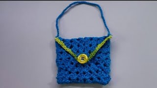 Bolsa de Crochê/Modelo Envelope@milyartesanatoecroche6247