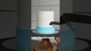 confeitado bolo de 12cm #drippingcake #cake #food  #chocolate