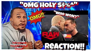 HYPED REACTION to Cody Rhodes & CM Punk Promo on WWE Monday Night Raw