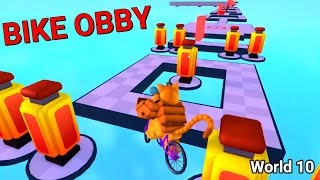 Obby But You're on a Bike (World 10) [Roblox]