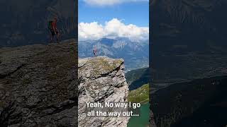 Amazing Switzerland 4K - Awesome views but no way I'm walking out all the way on that cliff 😂