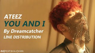 (AI COVER) How Would ATEEZ Sing DREAMCATCHER YOU AND I? | Line Distribution (Color Coded)