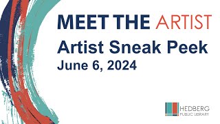 Meet The Artist: Artist Sneak Peek 2024-2025